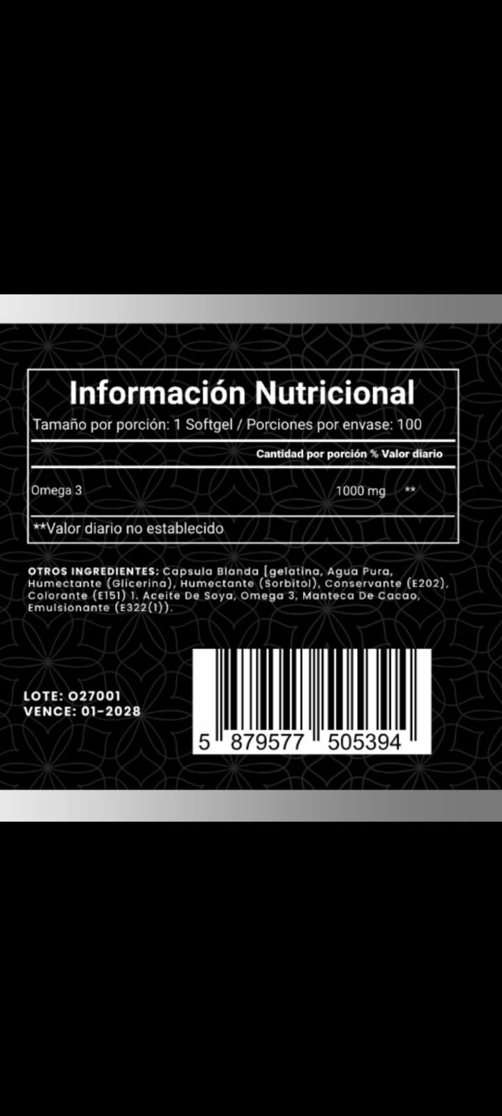 Miniatura 2 de Omega 3 - con registro invima